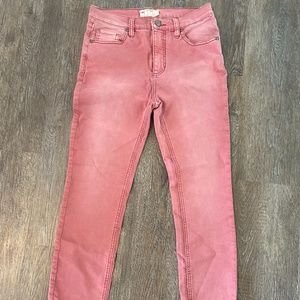 Free People pink skinny jeans